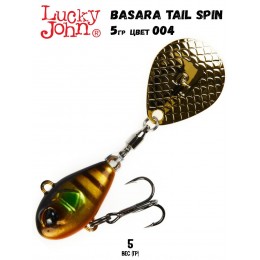 Тейл-спиннер Lucky John Basara Tail Spin 5гр цвет 004 в блистере