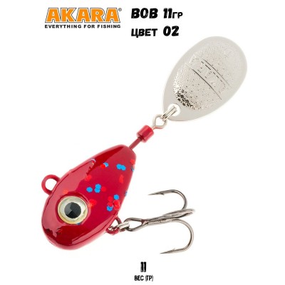 Тейл-спинер Akara Bob 11гр цвет 02