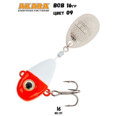 Тейл-спинер Akara Bob 16гр цвет 09