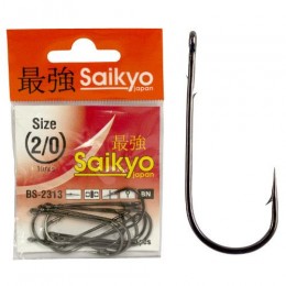 Крючок одинарный Saikyo BS-2313 Round Bent Worm BN №1/0 (10 шт)