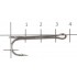 Крючок двойной Saikyo KH-11040 Long Shank BN №1 (100шт)