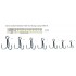 Крючок тройной Volzhanka Treble Hook Stronger № 1/0 (3шт) 9987-4X-1/0
