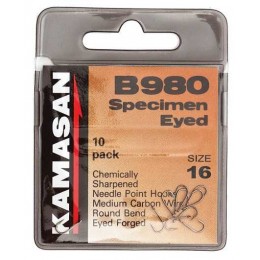 Крючок одинарный Kamasan В 980 №16 (10шт)