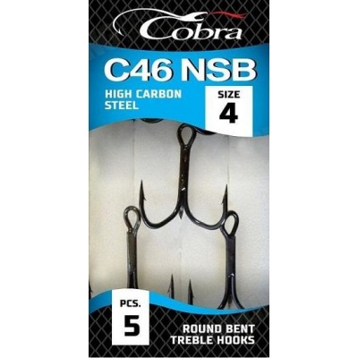 Крючок тройной Cobra 2086 C-46 NSB №01 (6шт)