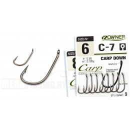 Крючок одинарный OWNER 53267 Carp Down C-7 № 06
