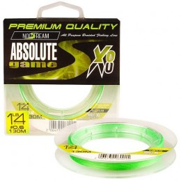 Плетенка Norstream Absolute Game 8x 150 м #1.5 (0.18 мм) цвет fluo light green