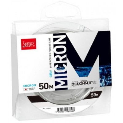 Леска LUCKY JOHN MICRON 50 м 0.085 мм 0.67 кг цвет прозрачный