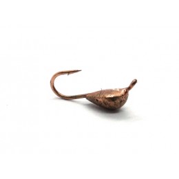 Мормышка вольфрамовая Нимфа-SS с петелькой 2.5 мм 0.15гр цвет медь