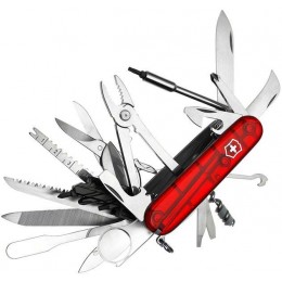 Мультитул Victorinox 1.6795.XLT Champ прозрачный красный