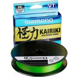 Плетенка Shimano Kairiki 8 PE 150м 0.13мм 8.2кг цвет ЗЕЛЕНЫЙ