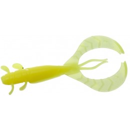 Силиконовая приманка Flagman FL Craw 3,5" цвет 127 Lime Chartreuse