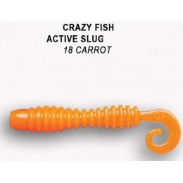 Силиконовая приманка Crazy Fish Active slug 2" цвет 18 (10 шт)