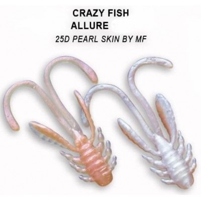 Силиконовая приманка Crazy Fish Allure 1.1" цвет 25d (10 шт)