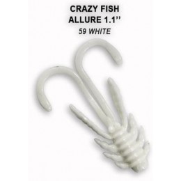 Силиконовая приманка Crazy Fish Allure 1.1" цвет 59 (10 шт)