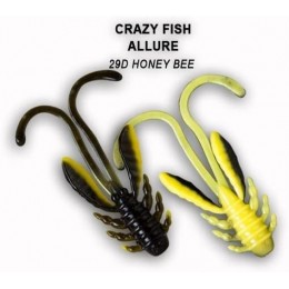Силиконовая приманка Crazy Fish Allure 1.6" цвет 28d (8 шт)