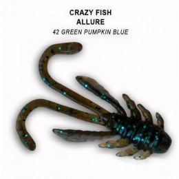 Силиконовая приманка Crazy Fish Allure 1.6" цвет 42 (8 шт)