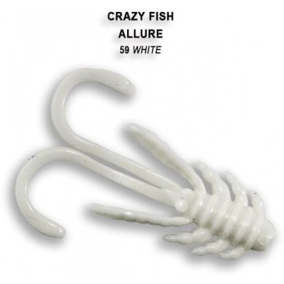 Силиконовая приманка Crazy Fish Allure 1.6" цвет 59 (8 шт)