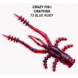 Силиконовая приманка Crazy Fish Crayfish 1.8" цвет 73 (8 шт)