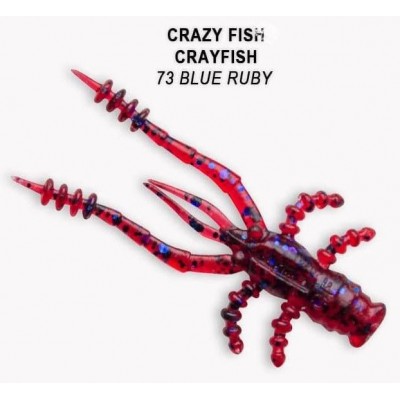 Силиконовая приманка Crazy Fish Crayfish 1.8" цвет 73 (8 шт)