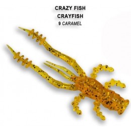 Силиконовая приманка Crazy Fish Crayfish 1.8" цвет 9 (8 шт)