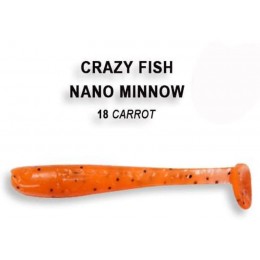 Силиконовая приманка Crazy Fish Nano minnow 1.6" цвет 18 (8 шт)