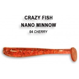 Силиконовая приманка Crazy Fish Nano minnow 1.6" цвет 4 (8 шт)
