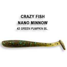 Силиконовая приманка Crazy Fish Nano minnow 1.6" цвет 42 (8 шт)