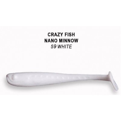 Силиконовая приманка Crazy Fish Nano minnow 1.6" цвет 59 (8 шт)