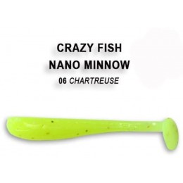 Силиконовая приманка Crazy Fish Nano minnow 1.6" цвет 6 (8 шт)