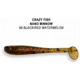 Силиконовая приманка Crazy Fish Nano minnow 1.6" цвет 68 (8 шт)