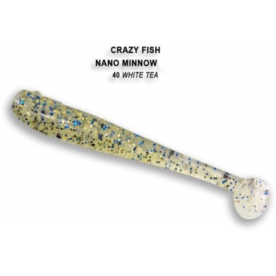 Силиконовая приманка Crazy Fish Nano minnow 2.2" цвет 40 (8 шт)