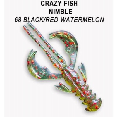 Силиконовая приманка Crazy Fish Nimble 2.5" цвет 68 (7 шт)