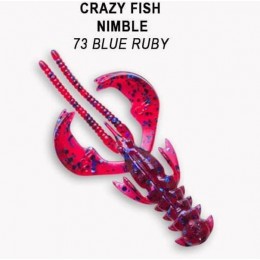 Силиконовая приманка Crazy Fish Nimble 2.5" цвет 73 (7 шт)
