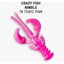 Силиконовая приманка Crazy Fish Nimble 1.6" цвет 76 (9 шт)
