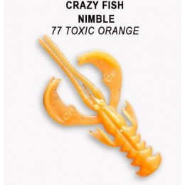 Силиконовая приманка Crazy Fish Nimble 1.6" цвет 77 (9 шт)