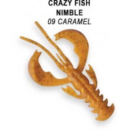 Силиконовая приманка Crazy Fish Nimble 2" цвет 9 (8 шт) плавающий 