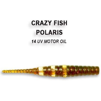 Силиконовая приманка Crazy Fish Polaris 1.8" цвет 14 (8 шт)