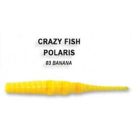 Силиконовая приманка Crazy Fish Polaris 1.8" цвет 3 (8 шт) чеснок