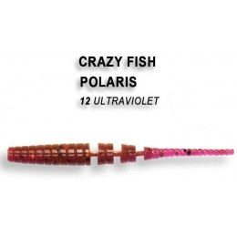 Силиконовая приманка Crazy Fish Polaris 2" цвет 12 (8 шт)