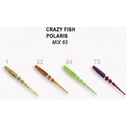 Силиконовая приманка Crazy Fish Polaris 2" цвет M65 (8 шт)