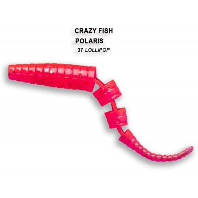 Силиконовая приманка Crazy Fish Polaris 3" цвет 37 (8 шт)