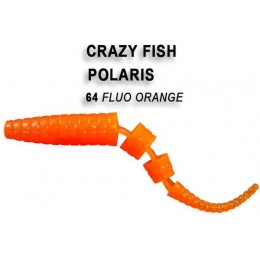 Силиконовая приманка Crazy Fish Polaris 3" цвет 64 (8 шт)