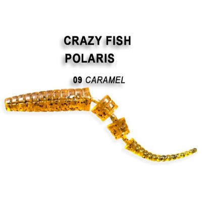 Силиконовая приманка Crazy Fish Polaris 3" цвет 9 (8 шт)