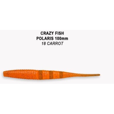 Силиконовая приманка Crazy Fish Polaris 4" цвет 18 (6 шт)