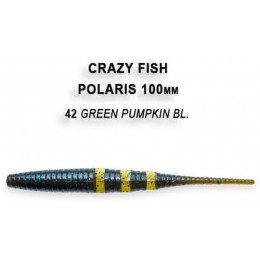 Силиконовая приманка Crazy Fish Polaris 4" цвет 42 (6 шт) плавающий Силиконовая приманка Crazy Fish Polaris 4" цвет 42 (6 шт) плавающий