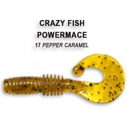 Силиконовая приманка Crazy Fish Power mace 1.6" цвет 17 (8 шт)