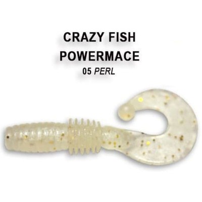 Силиконовая приманка Crazy Fish Power mace 1.6" цвет 5 (8 шт)