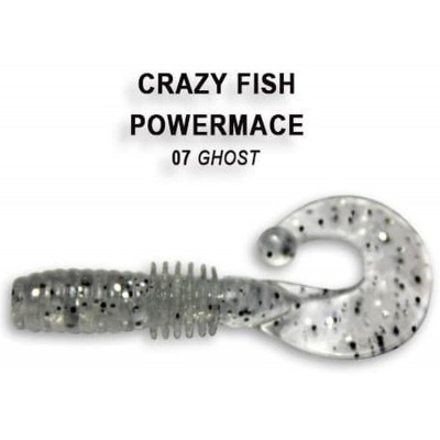 Силиконовая приманка Crazy Fish Power mace 1.6" цвет 7 (8 шт) кальмар