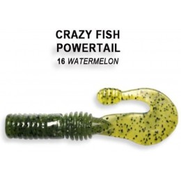 Силиконовая приманка Crazy Fish Powertail 2.8" цвет 16 (5 шт)