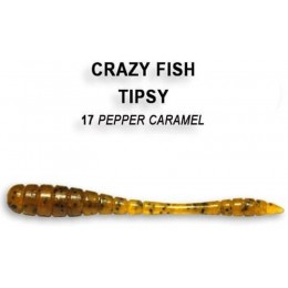 Силиконовая приманка Crazy Fish Tipsy 2" цвет 17 (8 шт)